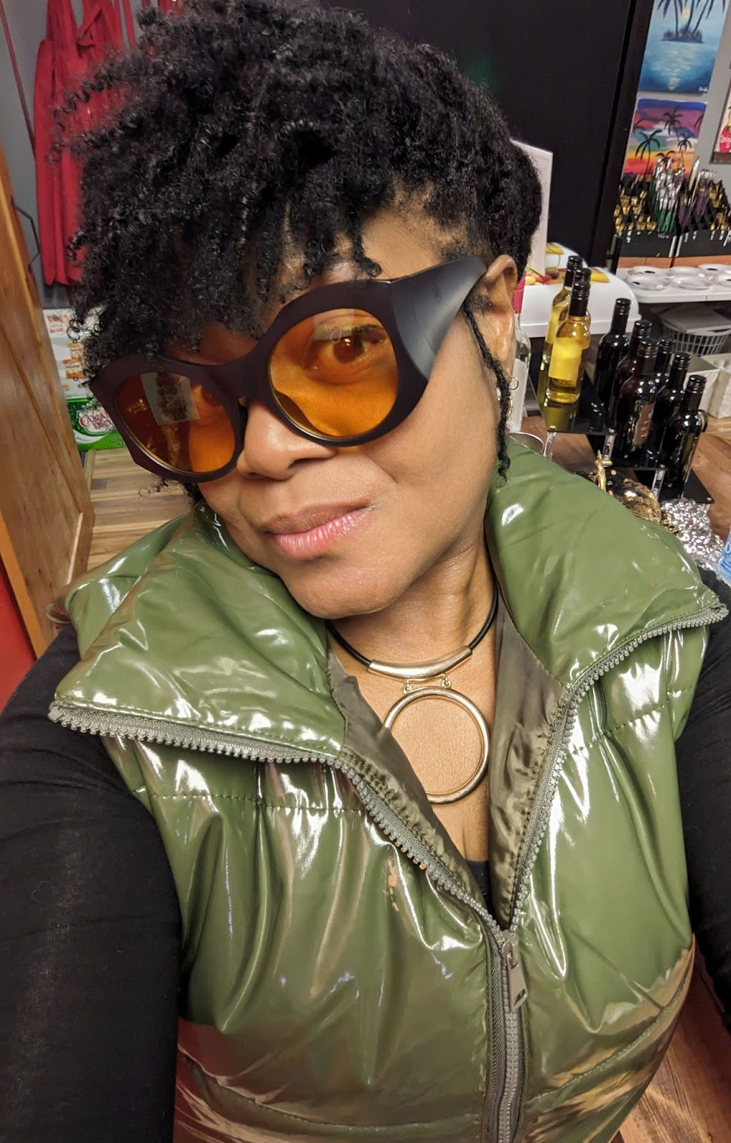 Retro Vintage Plastic Cat Eye Sunglasses
