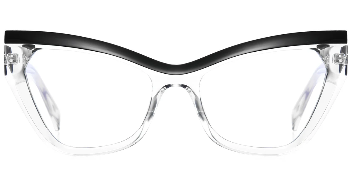 Clear Transparent Eyewear Cat Eye Glasses