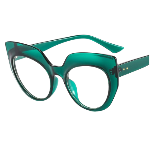 Women Red Vintage Cat Eyewear Frame