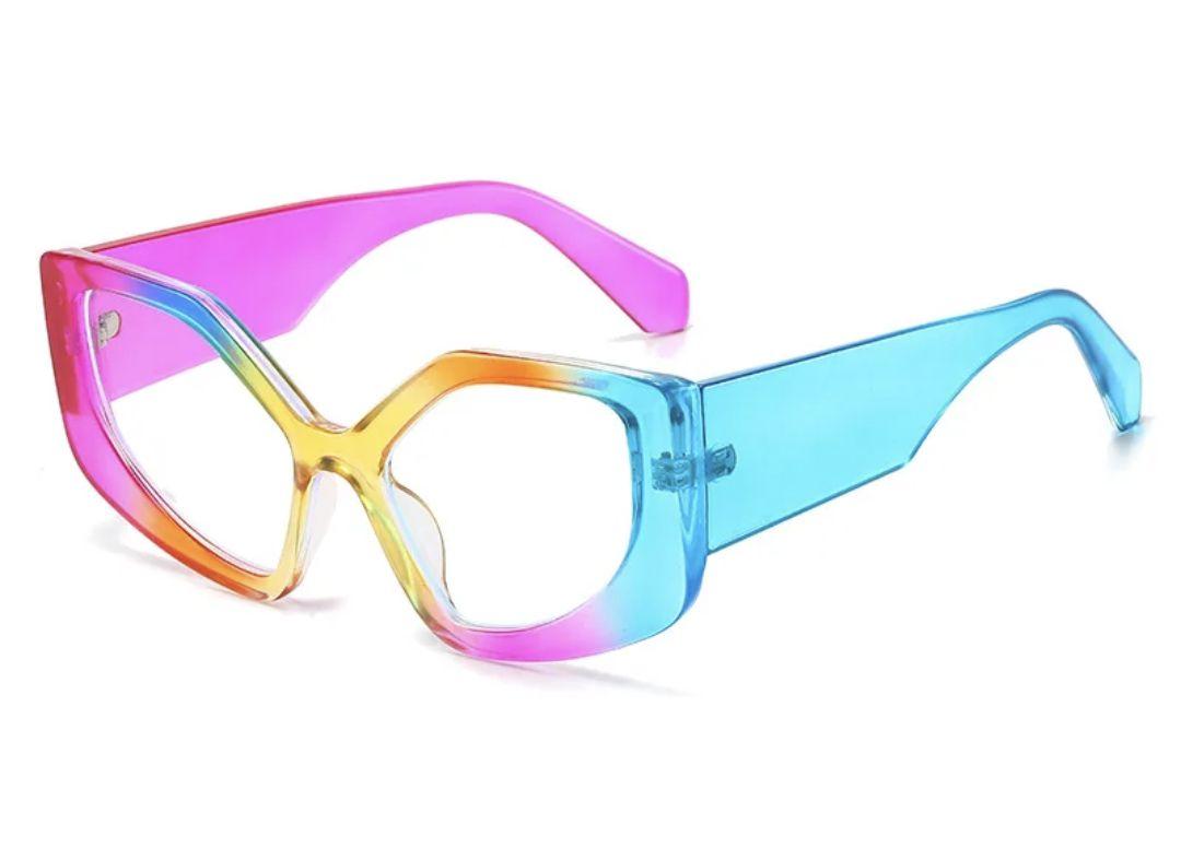 Optical Colorful Thick Glasses Anti BlueLlight