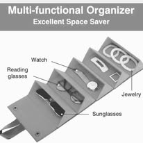 Eye Paparazzi Luxury 3-Slot Sunglasses Organizer – Portable Travel Case & Hanging Storage Holder