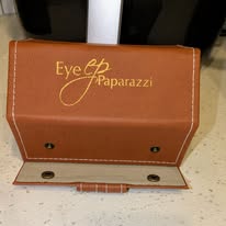 Eye Paparazzi Luxury 3-Slot Sunglasses Organizer – Portable Travel Case & Hanging Storage Holder