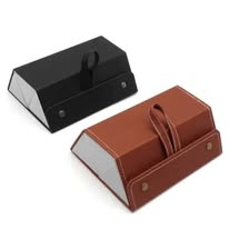Eye Paparazzi Luxury 3-Slot Sunglasses Organizer – Portable Travel Case & Hanging Storage Holder