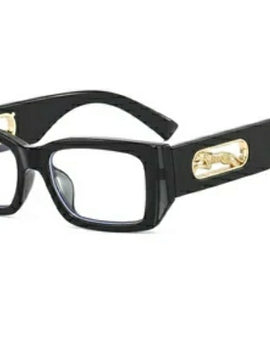 Fashionable Black Trend Small Unisex Glasses