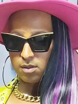 Oversized Women Cat Eye Sunglasses