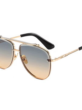 Anti-UV400 Men Women Brand Designer Metal Frame