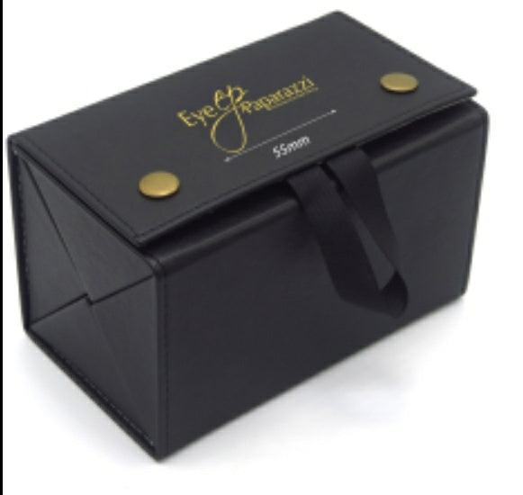 Eye Paparazzi Luxury 3-Slot Sunglasses Organizer – Portable Travel Case & Hanging Storage Holder