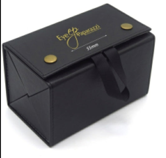 Eye Paparazzi Luxury 3-Slot Sunglasses Organizer – Portable Travel Case & Hanging Storage Holder