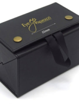 Eye Paparazzi Luxury 3-Slot Sunglasses Organizer – Portable Travel Case & Hanging Storage Holder