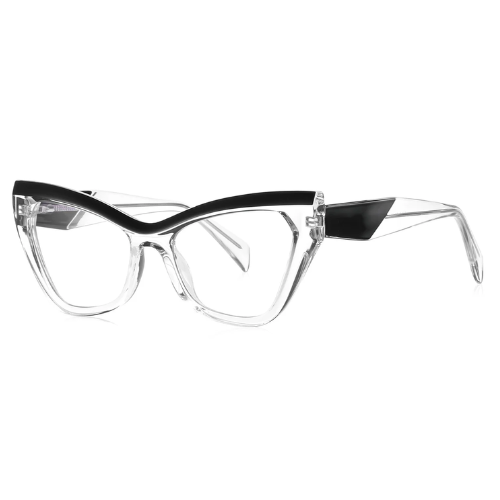 Clear Transparent Eyewear Cat Eye Glasses