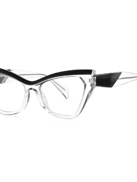 Clear Transparent Eyewear Cat Eye Glasses