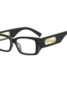 Fashionable Black Trend Small Unisex Glasses