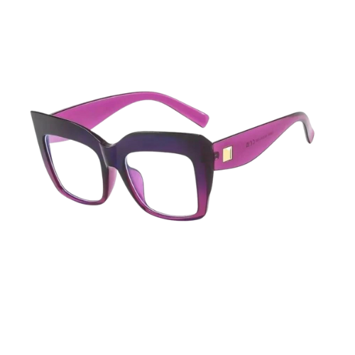 Rose Fashion Large Frame Anti-Blue Light Glasses