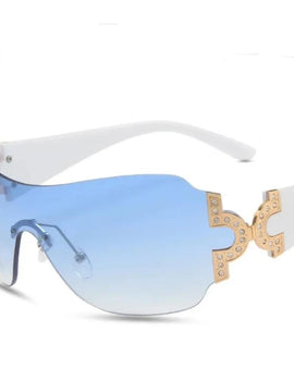 High Quality gafas y2k Retro Diamond Glasses