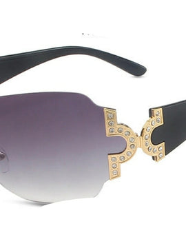 High Quality gafas y2k Retro Diamond Glasses